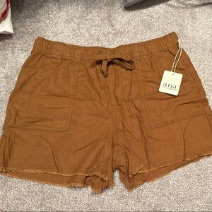 Ana Brown Casual Shorts